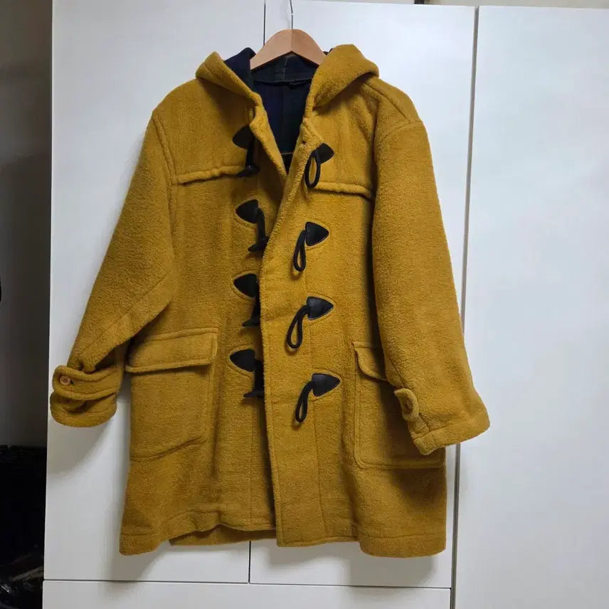 [BUNJANG] Neo Blood Tokyo Vintage Mustard Duffle Coat / 네오블러드도쿄 빈티지 머스타드 떡볶이코트