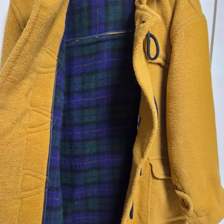 [BUNJANG] Neo Blood Tokyo Vintage Mustard Duffle Coat / 네오블러드도쿄 빈티지 머스타드 떡볶이코트