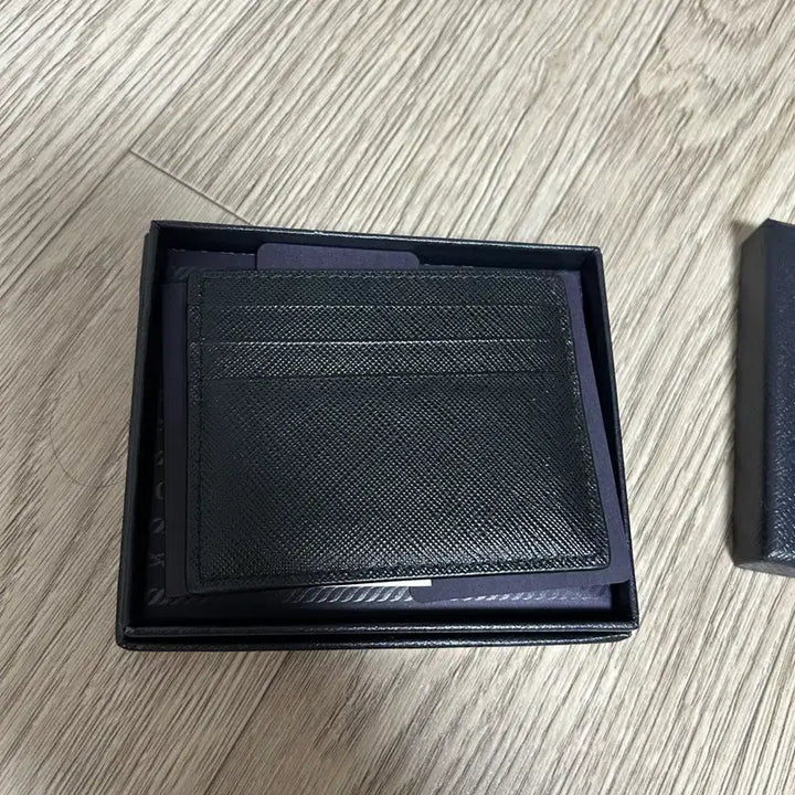 [BUNJANG] Prada Saffiano Card Holder Black / 프라다 사피아노 카드지갑