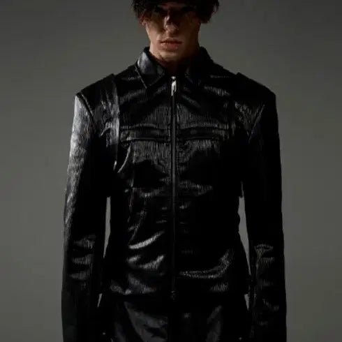 [BUNJANG] BLIND NO PLAN Leather Jacket / 블라인드 노 플랜 (BLIND NO PLAN)레더자켓