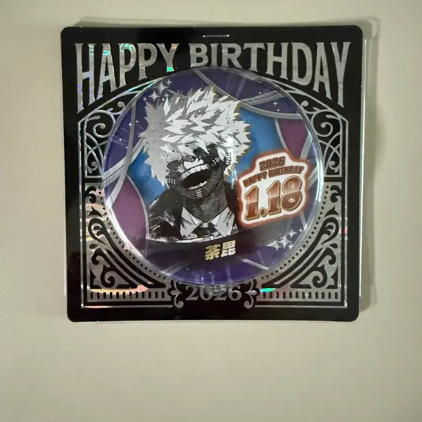 [BUNJANG] My Hero Academia Dabi 2026 Birthday Can Badge (Sealed) / (미개봉) 나히아 히로아카 다비 2026 생일 캔뱃지
