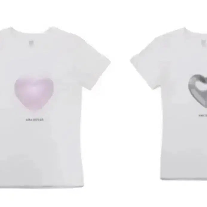 [BUNJANG] 2000 Archive Heart T-Shirt (Worn by NewJeans Minji) / 2000아카이브 하트 (뉴진스 민지착용)