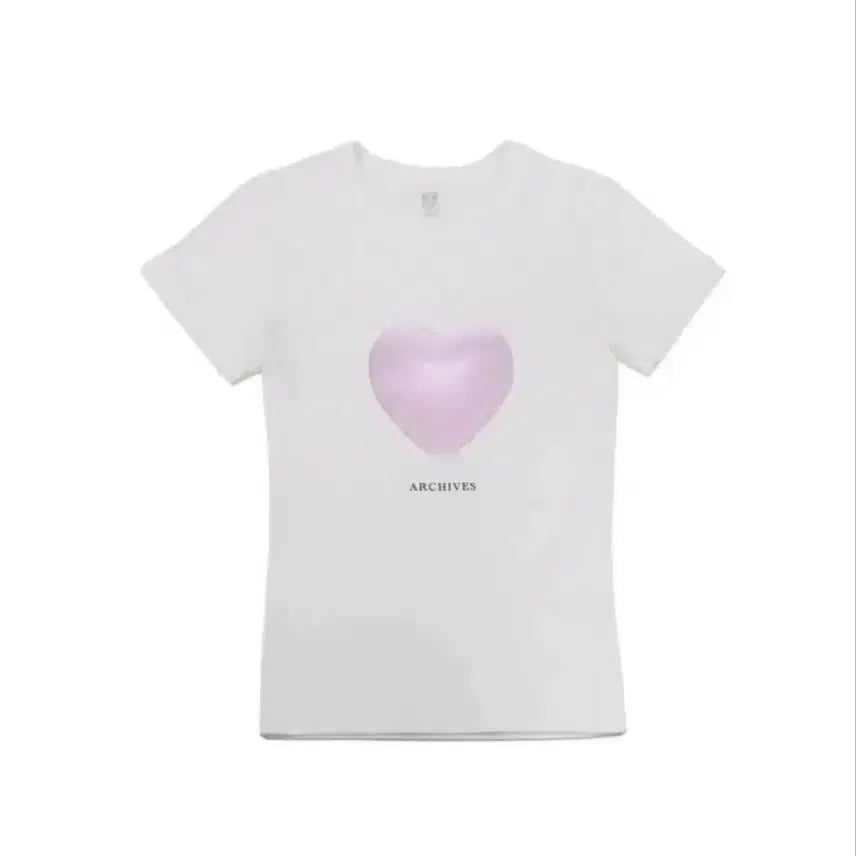 [BUNJANG] 2000 Archive Heart T-Shirt (Worn by NewJeans Minji) / 2000아카이브 하트 (뉴진스 민지착용)