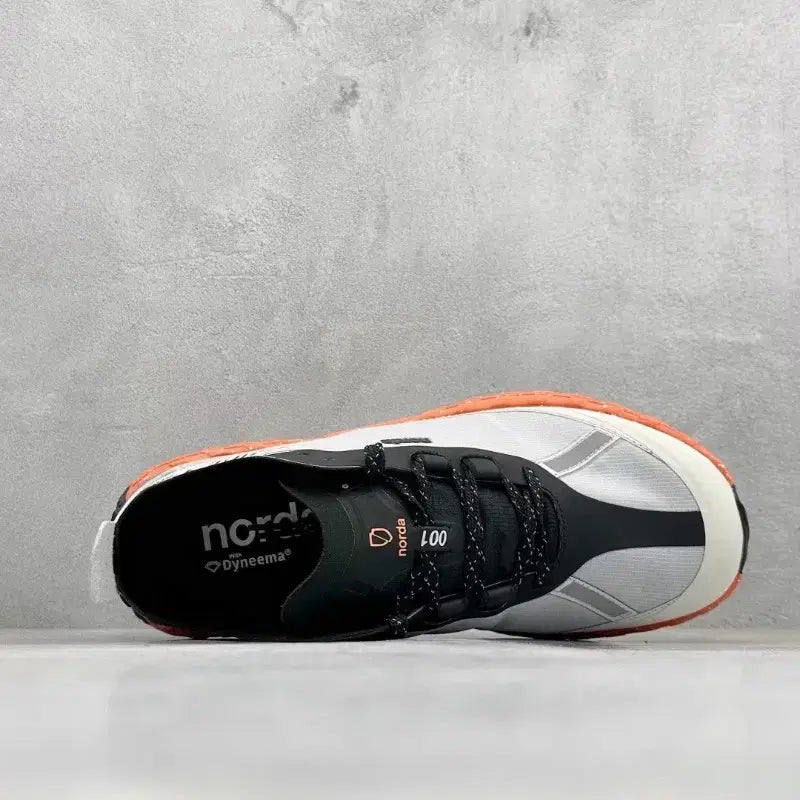 [BUNJANG] NODA 001A Trail Running Shoes White-Orange / 노다 001A 트레일 러닝화 화이트-오렌지