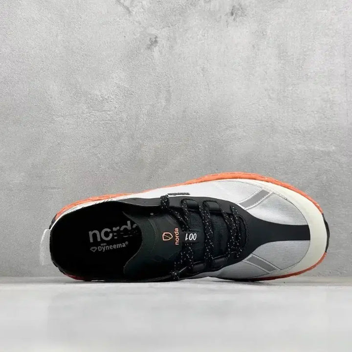 [BUNJANG] NODA 001A Trail Running Shoes White-Orange / 노다 001A 트레일 러닝화 화이트-오렌지