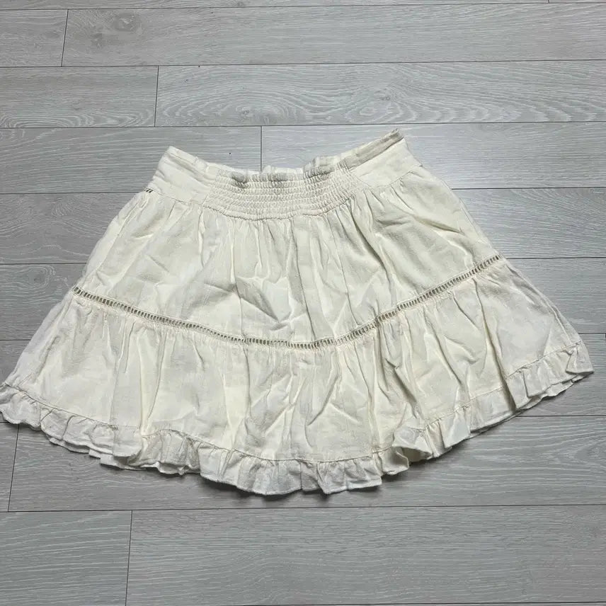 [BUNJANG] Zara Ruffled Bohemian Mini Skirt - Size S / 무료배송 자라 프릴 보헤미안 베이비 미니 스커트 S 치마
