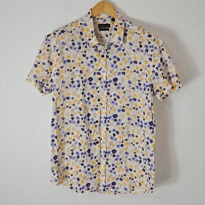 [BUNJANG] Antony Morato Linen Short Sleeve Hawaiian Shirt / 안토니모라토 매장정품 린넨 반팔셔츠 하와이안 L 50 (거의 새상품)