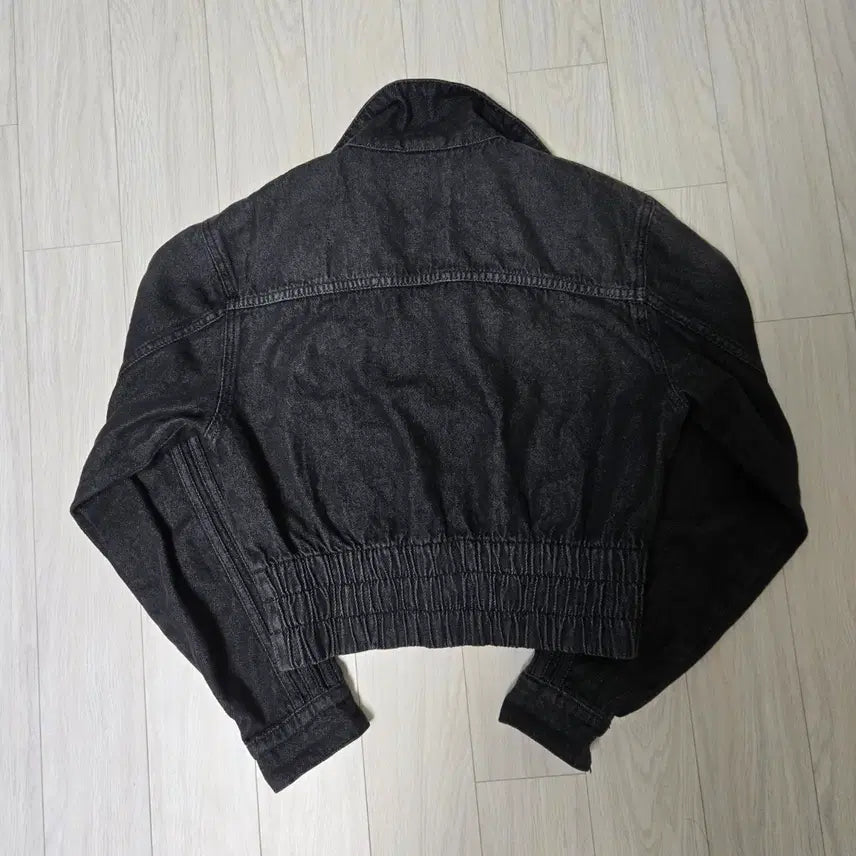 [BUNJANG] Adidas Denim Track Top Cropped Jacket / 아디다스 데님 트랙 탑 크롭 자켓