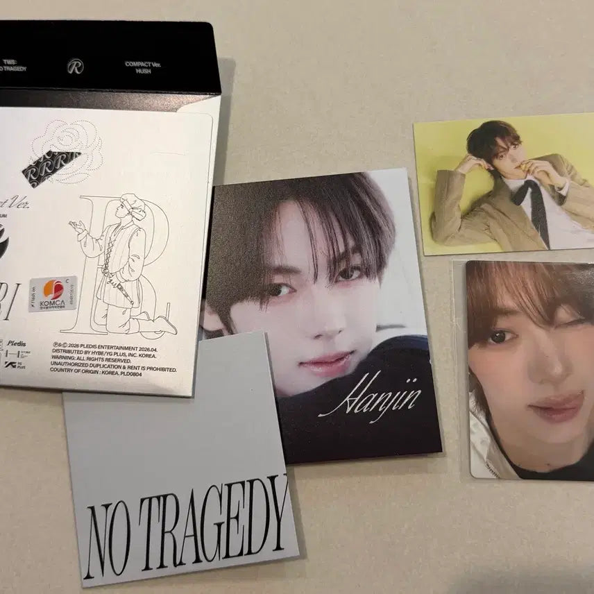 [BUNJANG] TWS Han Jin Showcase POB Photocard &amp; Compact Album Bundle Set / 투어스 한진 쇼케이스 특전포카 및 컴팩트 음반 일괄