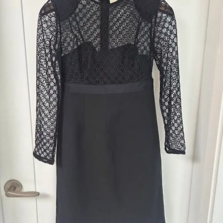 [BUNJANG] Gucci Black Lace Long Sleeve Dress / 구찌 블랙 드레스 s