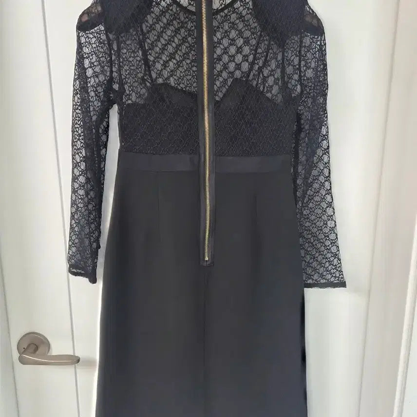 [BUNJANG] Gucci Black Lace Long Sleeve Dress / 구찌 블랙 드레스 s
