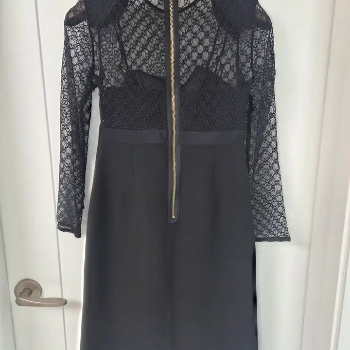 [BUNJANG] Gucci Black Lace Long Sleeve Dress / 구찌 블랙 드레스 s