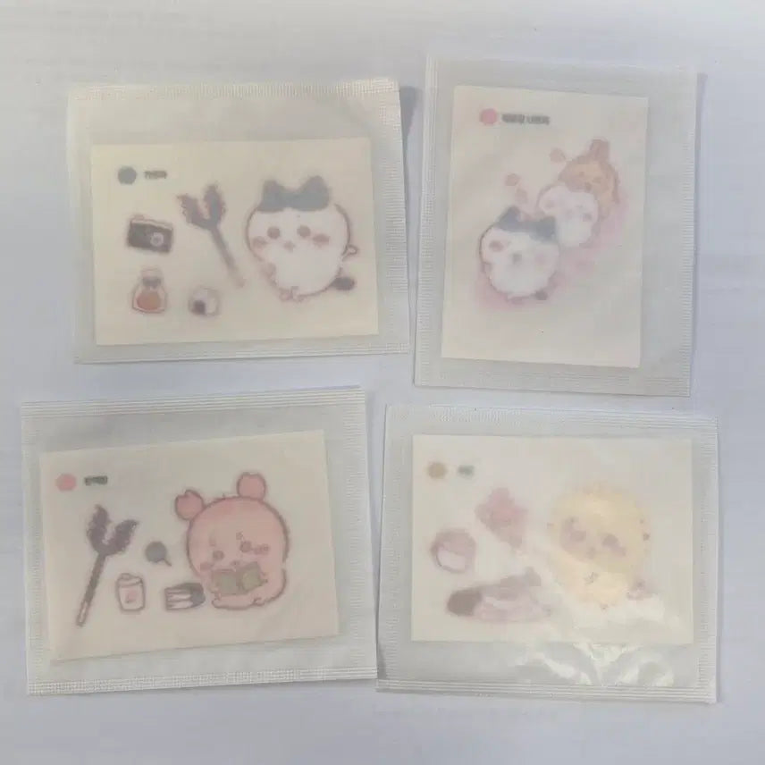 [BUNJANG] My Little Cutie Big Sticker Set (4 Types) / 먼작귀 빅띠부씰 4종 일괄