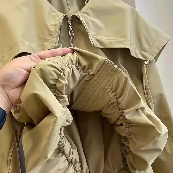 [BUNJANG] Collared Short Bomber Jacket / 카라 숏 봄버 자켓