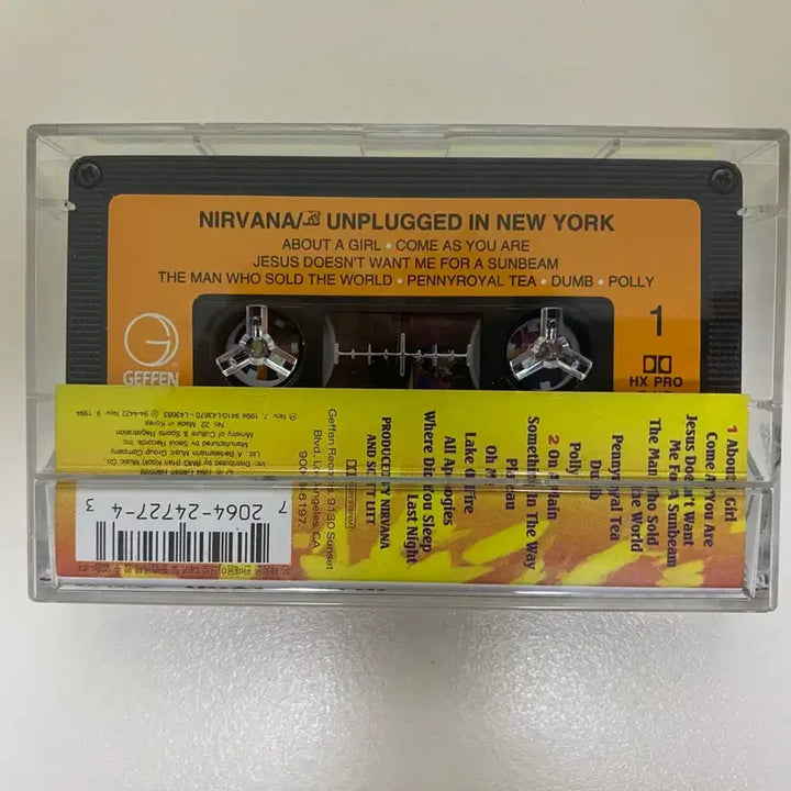 [BUNJANG] Nirvana MTV Unplugged in New York Cassette Tape / 너바나 mtv unplugged in new york 카세트테이프