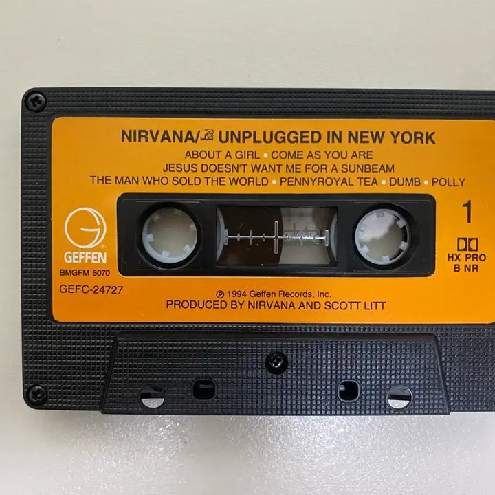 [BUNJANG] Nirvana MTV Unplugged in New York Cassette Tape / 너바나 mtv unplugged in new york 카세트테이프