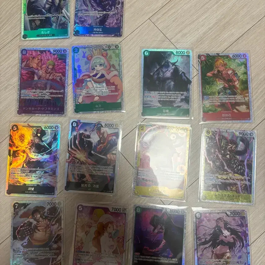 [BUNJANG] One Piece Card SR Set / 원피스 카드sr