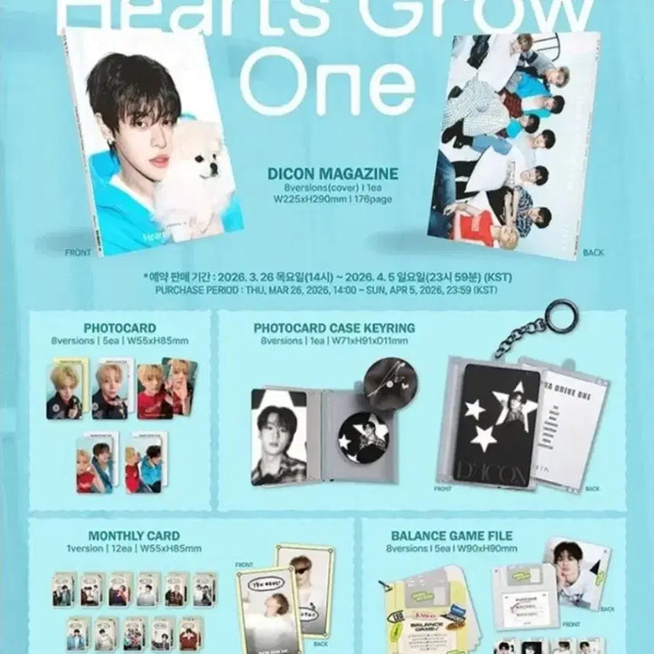 [BUNJANG] Sangwon Dicon Magazine B Version Photocard / 알파드라이브원 상원 디아이콘 잡지 B버전 판매 (미개봉)