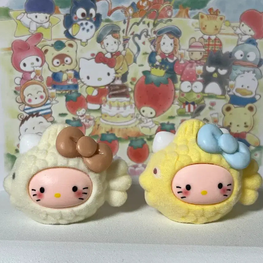 [BUNJANG] Hello Kitty Fish Bread Figure Bundle Set / 붕어 헬로키티(일괄)