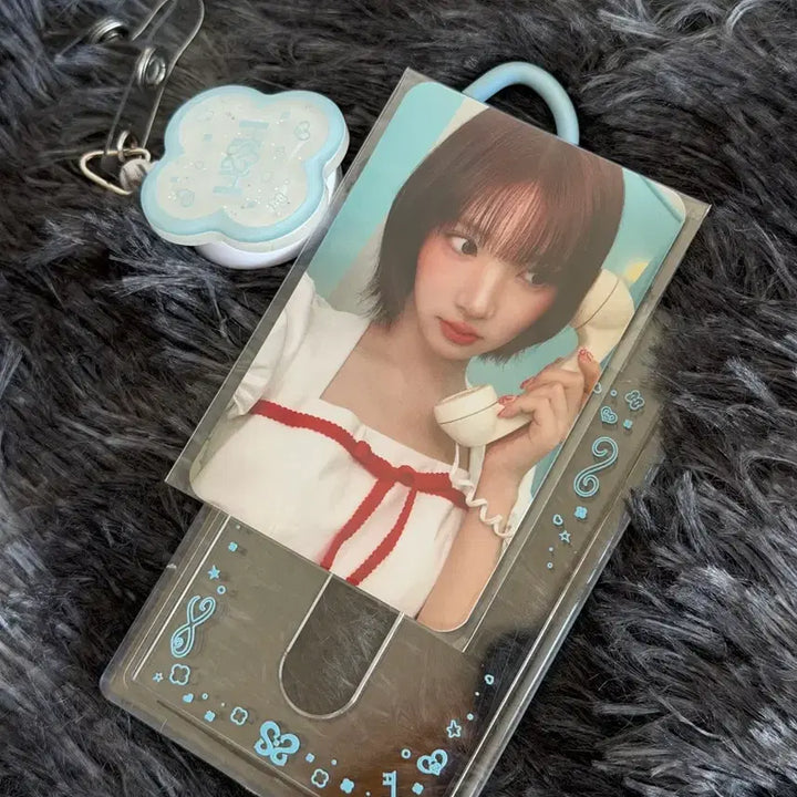 [BUNJANG] Hearts2Hearts Jiwoo 1st Anniversary Reel Holder Set / 하츠투하츠 지우 1주년 릴홀더 세트