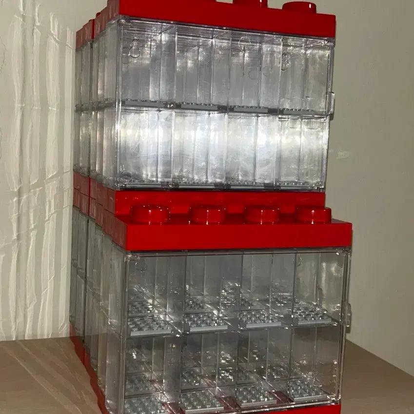 [BUNJANG] LEGO Minifigure Display Case Set (10 pcs) / 레고 정품 미니피규어 전시 케이스 10개 일괄
