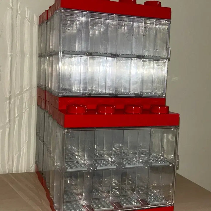 [BUNJANG] LEGO Minifigure Display Case Set (10 pcs) / 레고 정품 미니피규어 전시 케이스 10개 일괄