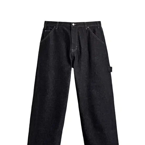 [BUNJANG] ZARA Dark Wash Carpenter Baggy Fit Denim Pants / 다크 워싱 카펜터 배기핏 데님 팬츠 자라