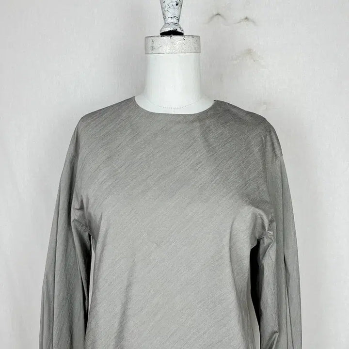 [BUNJANG] LANVIN/Hasun Creased Span Blouse Shirt 55 S / 랑방/바스락 스판 한섬 블라우스 셔츠 55 S 85/라덴