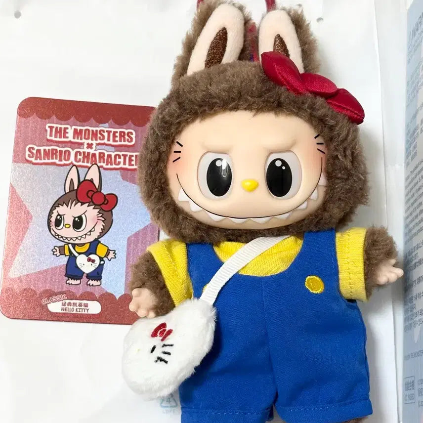 [BUNJANG] Pop Mart Sanrio Labubu Collaboration Kitty Secret Doll Keyring / 오늘만) 정품 팝마트 산리오 라부부 콜라보 키티 시크릿 인형 키링