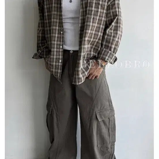 [BUNJANG] Velovro Berlin Pt Khaki Cotton Pants / 벨로브로 Berlin pt    카키 팬츠