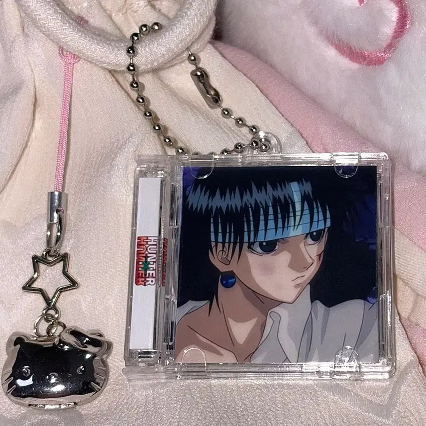 [BUNJANG] Hunter x Hunter Chrollo Lucilfer Double-Sided NFC Acrylic Keychain / [헌터x헌터] NFC 구버전 클로로 루실후르 양면 아크릴 CD 키링