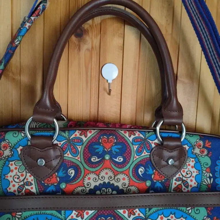 [BUNJANG] Oilily Paisley Crossbody Tote Bag / 오일릴리 페이즐리 크로스백 토트백 노트북