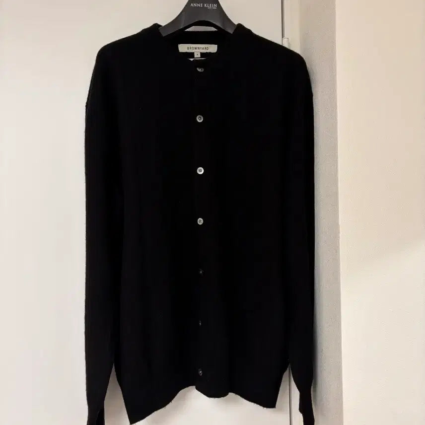 [BUNJANG] Brown Yak Soft Round Cardigan Black / 브라운야드 소프트 라운드 가디건 블랙 4