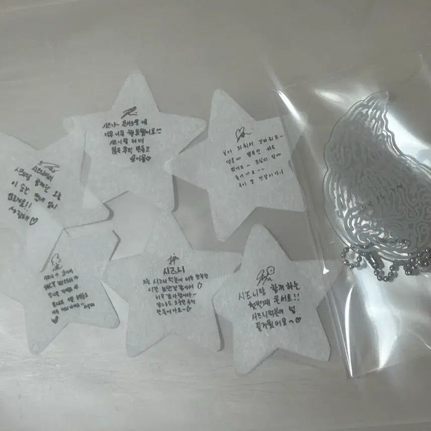 [BUNJANG] NCT WISH ODD TO LOVE Wings Acrylic Keyring Confetti / 엔시티위시 오드투러브 팝업 구매 특전 날개 아크릴 키링 컨페티포함