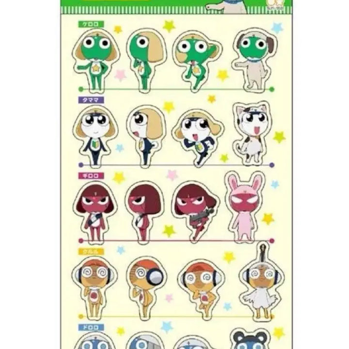 [BUNJANG] Yang Jeong Won Tamama Clear Sticker / 고양이 타마마 띠부실 양정원 케로로 타마마 투명스티커