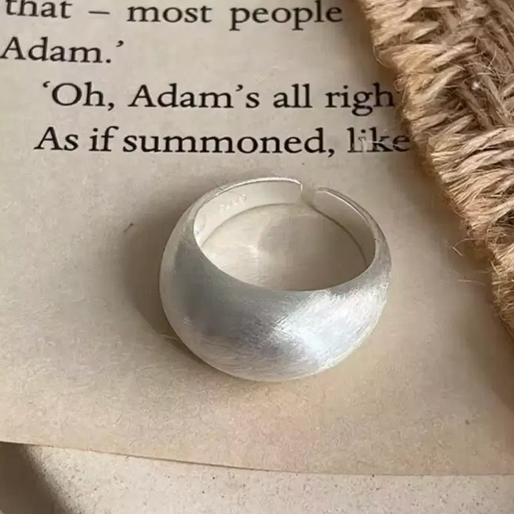 [BUNJANG] Sterling Silver 925 Bold Ring Free Size / 실버925반지 새상품 볼드링 프리사이즈