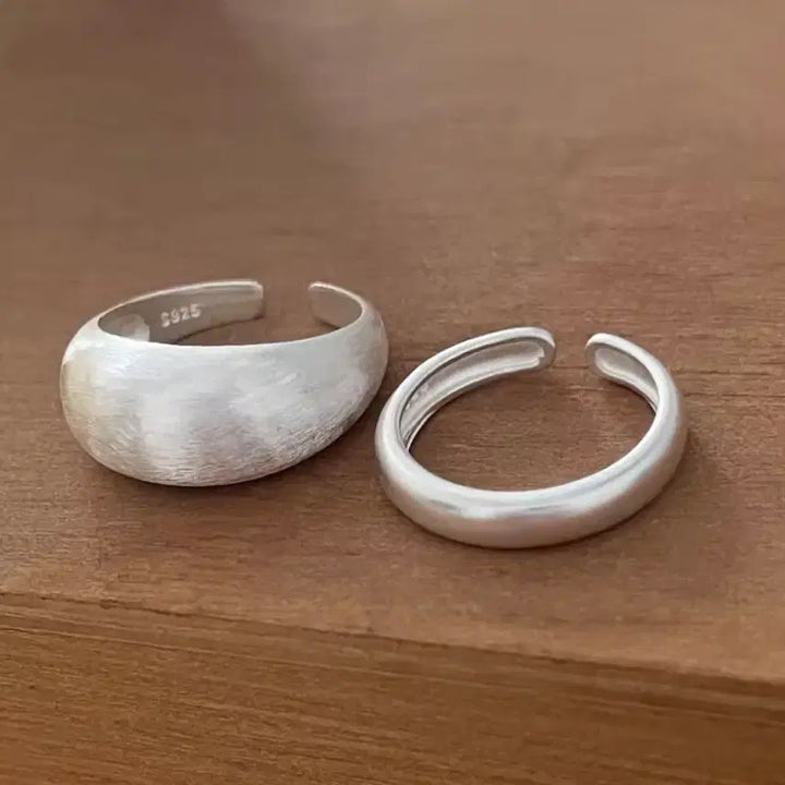 [BUNJANG] Sterling Silver 925 Bold Ring Free Size / 실버925반지 새상품 볼드링 프리사이즈