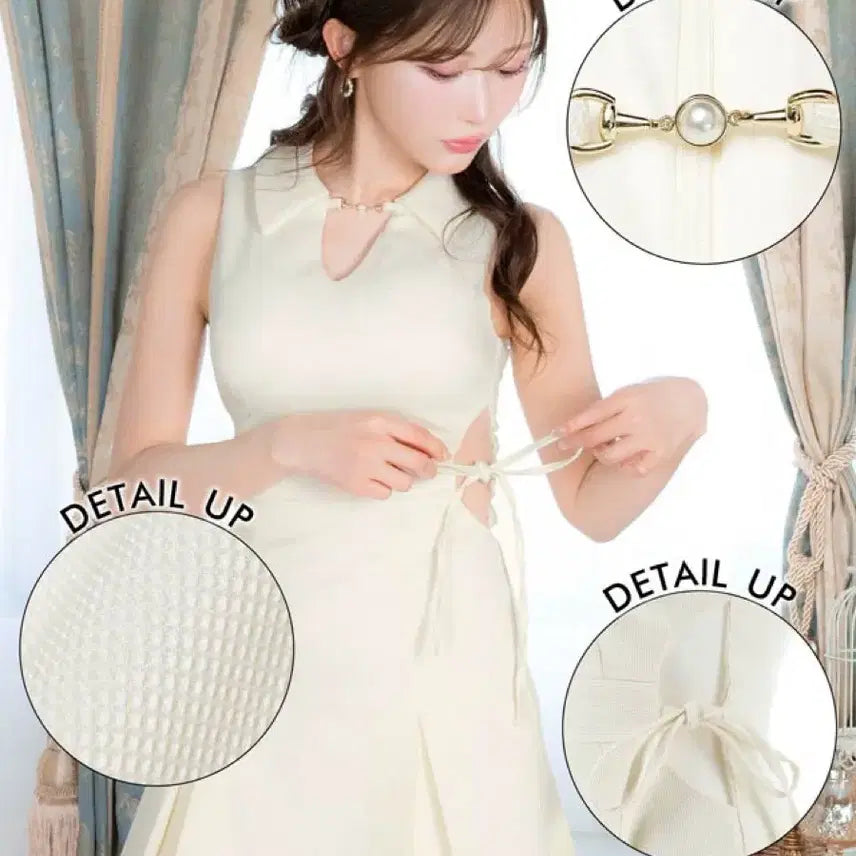 [BUNJANG] Dazzy One-Piece Swimsuit with Snap Button Detail / dazzy 일브 스나계 원피스 참전룩