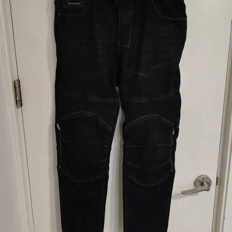 [BUNJANG] Motorcycle Riding Jeans with 4 Included Protectors / 36 블랙비자칼 오토바이 라이딩진 바이크진 보호대 4개 포함