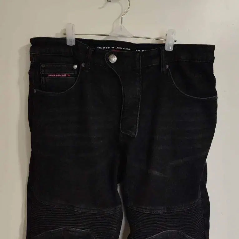 [BUNJANG] Motorcycle Riding Jeans with 4 Included Protectors / 36 블랙비자칼 오토바이 라이딩진 바이크진 보호대 4개 포함