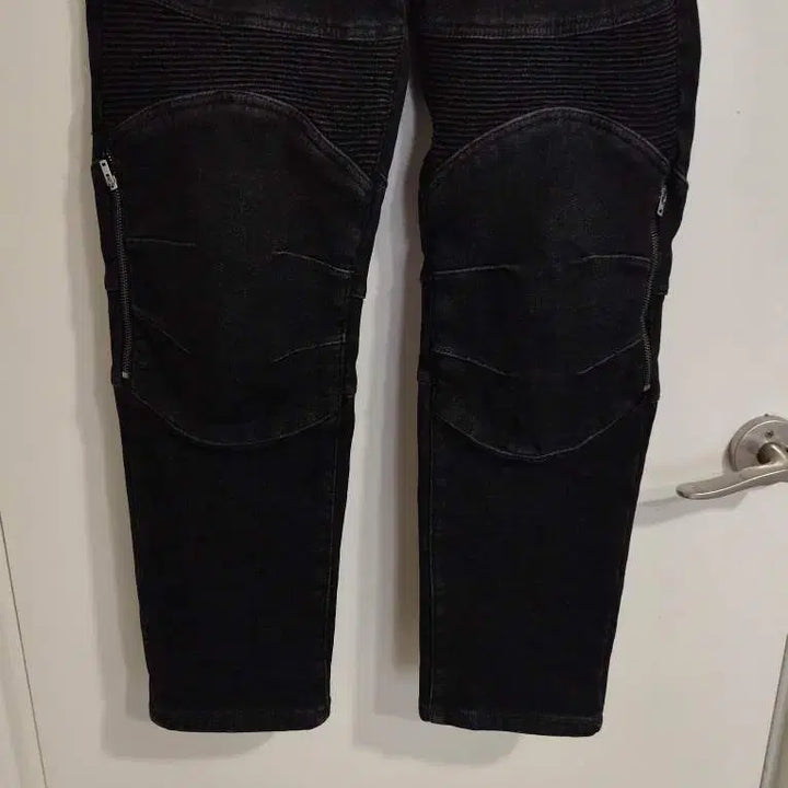 [BUNJANG] Motorcycle Riding Jeans with 4 Included Protectors / 36 블랙비자칼 오토바이 라이딩진 바이크진 보호대 4개 포함