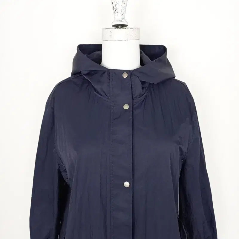 [BUNJANG] BCBG Navy Spring/Fall Windbreaker Jacket Jumper Size S (55) / BCBG/봄 가을 롱 바람막이 자켓 점퍼 S 55/라덴