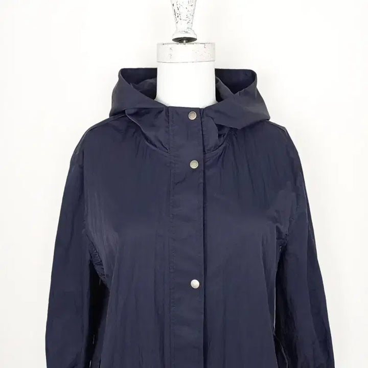 [BUNJANG] BCBG Navy Spring/Fall Windbreaker Jacket Jumper Size S (55) / BCBG/봄 가을 롱 바람막이 자켓 점퍼 S 55/라덴