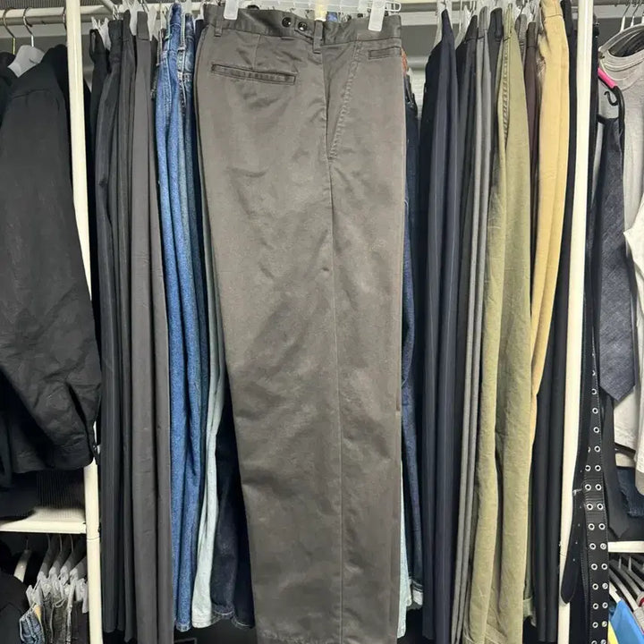 [BUNJANG] UNIONBLUE Washed Chino Pants Charcoal M / 유니온블루 워시드 치노 팬츠 차콜 m