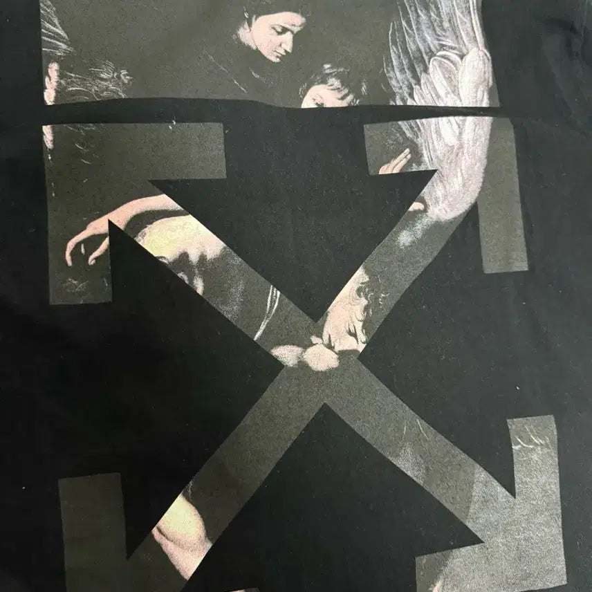 [BUNJANG] Off-White Caravaggio T-Shirt / 오프화이트 카라바지오 반팔 XS (105)