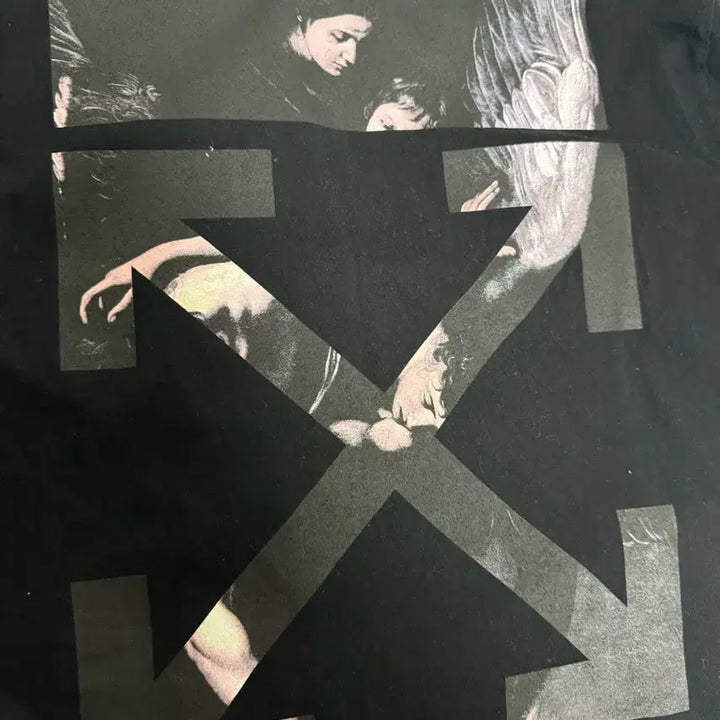 [BUNJANG] Off-White Caravaggio T-Shirt / 오프화이트 카라바지오 반팔 XS (105)