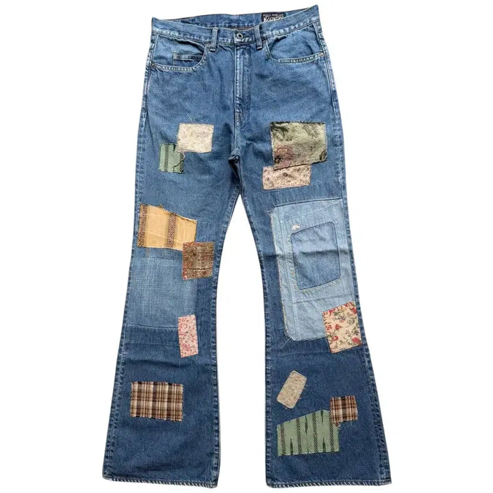 [BUNJANG] Kapital 26ss 5p Okabello Denim Patch Remake Jeans Size 36 / 캐피탈 kapital 26ss 5p 오카벨보 데님 패치 리메이크 36