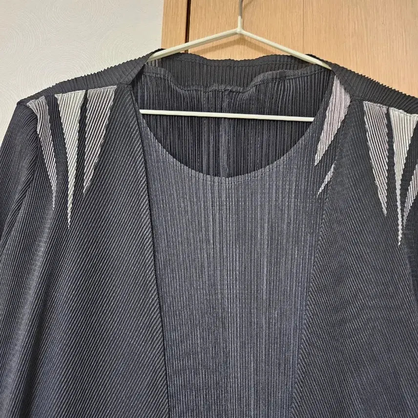 [BUNJANG] Pleated Long Dress and Jacket Set / 플리츠 롱원피스+플리츠자켓  세트(긴팔)