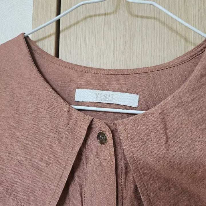 [BUNJANG] Visist in New York Round Collar Rolled Sleeve Long Dress / 비지트인뉴욕 둥근카라넥 소매 롤업 롱원피스~77