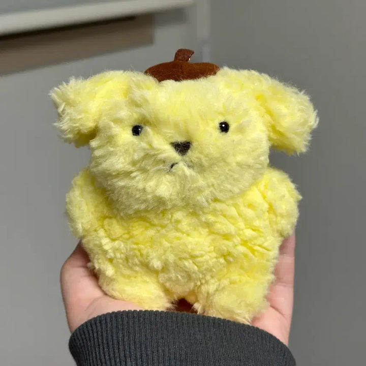 [BUNJANG] Sanrio Pompompurin Long Hair Plush Doll / 급처) 고전 산리오 감자폼푸 장모 뽀실 감자 폼폼푸린 인형
